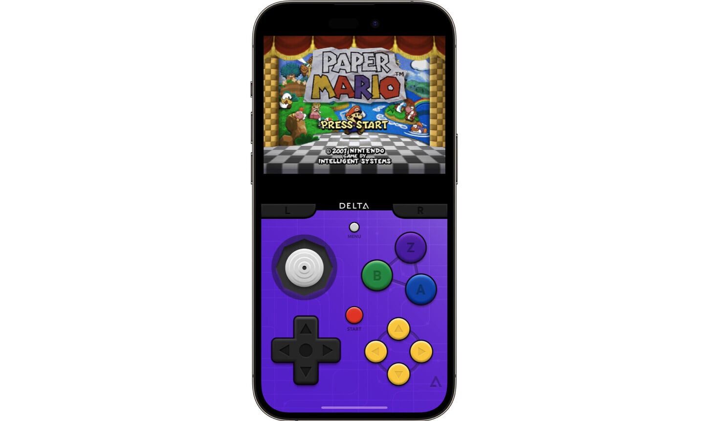 iPhone Delta emulator